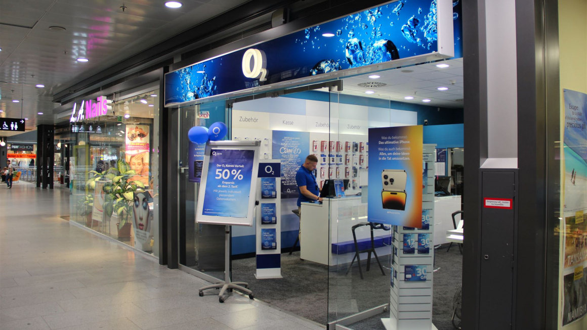 o2 Shop Hallen am Borsigturm 1. OG.